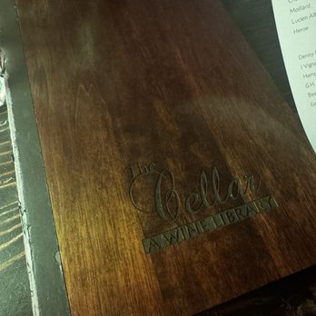 The Cellar - A Wine Library - The menu - Wine Bars Near Me - Pasadena, California