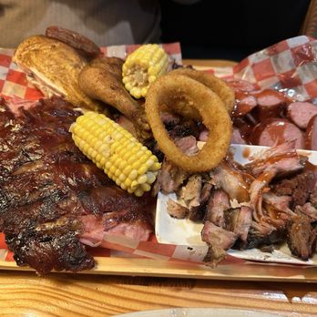 Sammy’s Smoke House - This is the barbecue platter for 2 - Steakhouses Near Me - Bronx, New York Sammy’s Smoke House - This is the barbecue platter for 2 - Steakhouses Near Me - Bronx, New York