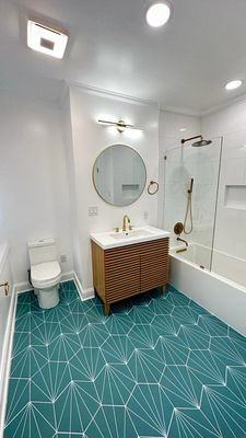 Bathroom Remodeling Projects - Constructing and remodeling Rockville, MD area homes since 2007, A. Salas Construction Serv. LLC is a preferred vendor of remodeling and building services. We pride ourselves on the solid reputation we've built, one happy customer at a time. A. Salas Construction Serv. LLC offers a variety of construction and remodeling options to enhance or build your Rockville, Maryland area home or building including basement refinishing, kitchen remodeling, construction design, and deck building. Bathroom Remodeling Projects - Constructing and remodeling Rockville, MD area homes since 2007, A. Salas Construction Serv. LLC is a preferred vendor of remodeling and building services. We pride ourselves on the solid reputation we've built, one happy customer at a time. A. Salas Construction Serv. LLC offers a variety of construction and remodeling options to enhance or build your Rockville, Maryland area home or building including basement refinishing, kitchen remodeling, construction design, and deck building.