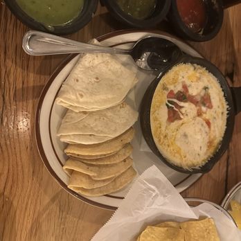 Adelitas Cocina Y Cantina - Queso with corn and flour tortillas. And remains of the three salsas. - Mexican Near Me - Edgewater, Colorado Adelitas Cocina Y Cantina - Queso with corn and flour tortillas. And remains of the three salsas. - Mexican Near Me - Edgewater, Colorado