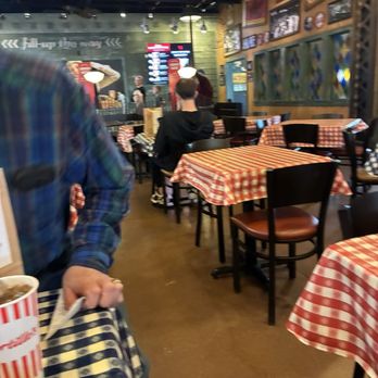 Portillo's Fishers - Tables and menu board - Hot Dogs Near Me - Fishers, Indiana Portillo's Fishers - Tables and menu board - Hot Dogs Near Me - Fishers, Indiana