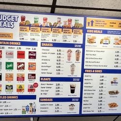 Baker's Drive-Thru - Menu as of May 23,2024