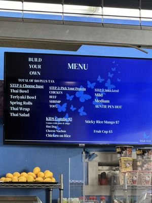 Menu photo 2 Blue Rice Cafe Folsom, CA