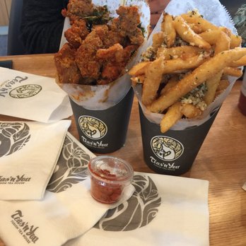 Teas'n You - Fried basil chicken and garlic fries are a must try also!! - Bubble Tea Near Me - Vienna, Virginia Teas'n You - Fried basil chicken and garlic fries are a must try also!! - Bubble Tea Near Me - Vienna, Virginia