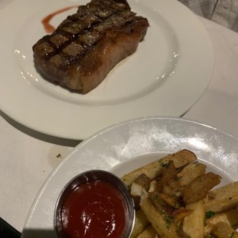 Malbec Grill - NY strip perfectly cooked - Steakhouses Near Me - Parkland, Florida Malbec Grill - NY strip perfectly cooked - Steakhouses Near Me - Parkland, Florida