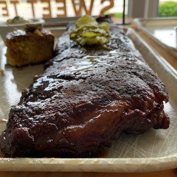 Grace Meat + Three - Full rack of STL ribs - Southern Near Me - St Louis, Missouri Grace Meat + Three - Full rack of STL ribs - Southern Near Me - St Louis, Missouri