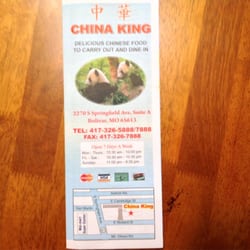 China King - Menu