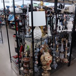 Goodwill - Housewares and electronics can be found at the back of the store.