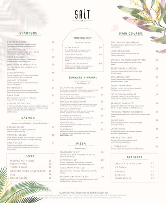 Menu photo 3 Salt Cafe Miami Beach Miami Beach, FL Menu photo 3 Salt Cafe Miami Beach Miami Beach, FL