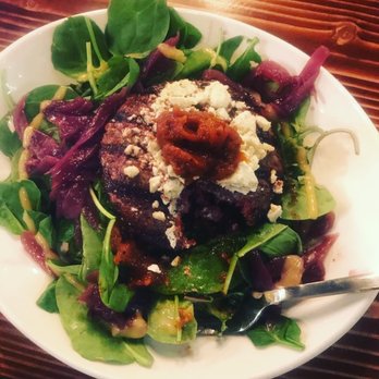 The Rustik Fork - Burger goat cheese salad - Gastropubs Near Me - Riverside, California