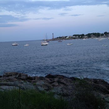 Fort Sewall - View of lighthouse, from Fort - Landmarks & Historical Buildings Near Me - Marblehead, Massachusetts