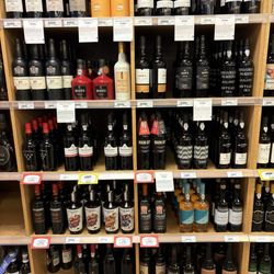 State Liquor Store - Port wine section