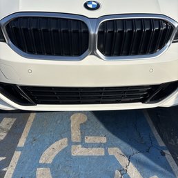 Front bumper was painted