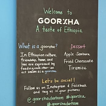 Goorsha - Ethiopian Near Me - Durham, North Carolina
