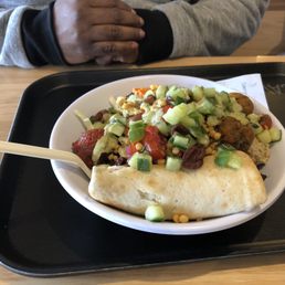 Hubby's plate. Hubby's plate.