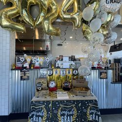 Capriotti's Sandwich Shop - Cute graduation decor! Love the marketing
