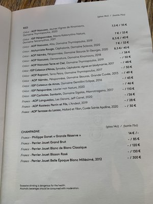 Menu photo 6 Le Grand Café d’Athènes Paris, 01