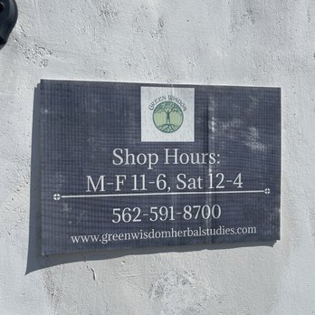 Green Wisdom - Shop hours 08/24/2026 - Herbs & Spices Near Me - Long Beach, California Green Wisdom - Shop hours 08/24/2026 - Herbs & Spices Near Me - Long Beach, California