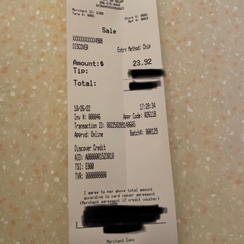 Pho Tai - The bill for large seafood pho, 2 spring rolls, and tea. - Noodles Near Me - Tukwila, Washington