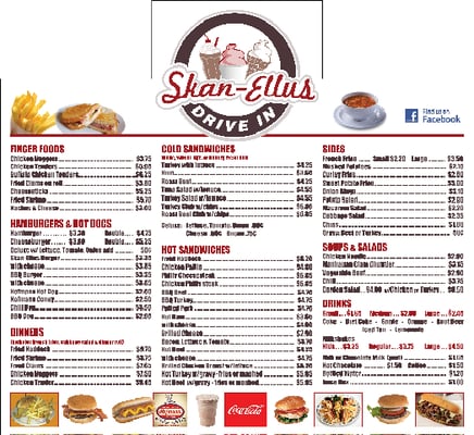 Menu photo 7 Skan-Ellus Drive In Skaneateles, NY Menu photo 7 Skan-Ellus Drive In Skaneateles, NY