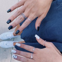 Luxury Nail - dip design around halloween!