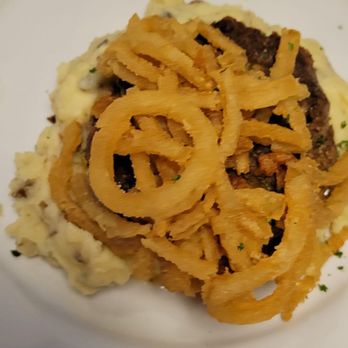Aspen Creek Grill - Mile high meatloaf with no bacon - Min - Seafood Near Me - Noblesville, Indiana Aspen Creek Grill - Mile high meatloaf with no bacon - Min - Seafood Near Me - Noblesville, Indiana