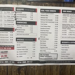 Bungalow Restaurant - Menu