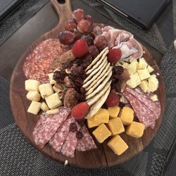 Main Street Uncorked - Charcuterie board was so pretty before we attacked it.