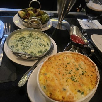 Morton's The Steakhouse - Creamed Spinach, Corn Soufflé, Sauteed Brussels Sprouts, Parmesan and Truffle Fries - Steakhouses Near Me - Hackensack, New Jersey