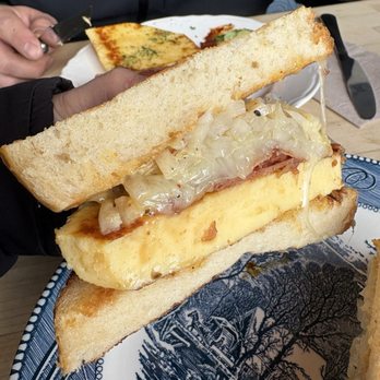 The Wayland Mill - Breakfast sando with Canadian bacon and onions - Coffee & Tea Near Me - Seattle, Washington The Wayland Mill - Breakfast sando with Canadian bacon and onions - Coffee & Tea Near Me - Seattle, Washington