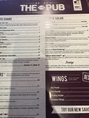 Menu photo 6 Ashburn Pub Ashburn, VA