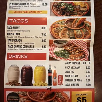 Commerce Birrieria - Menu - Mexican Near Me - Commerce, California