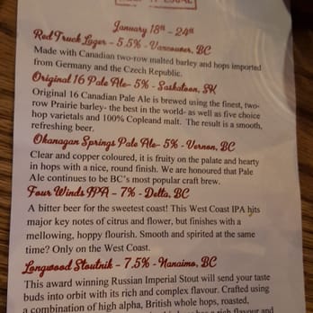 CRAFT - The 6 Canada beers on the "local" flight option - Beer Bar Near Me - Vancouver, British Columbia CRAFT - The 6 Canada beers on the "local" flight option - Beer Bar Near Me - Vancouver, British Columbia