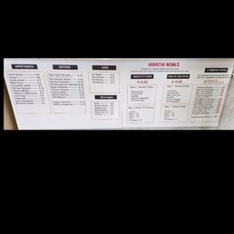 Menu and yummy food Menu and yummy food