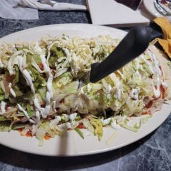 Bandido's Mexican Cafe - 4.5 lb burrito! Happy birthday Gabriel 7/22