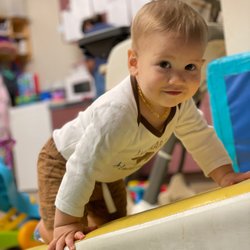 Northwoods Early Learning Center Preschool - Climbing is so important as our Cruisers develop muscles and balance.