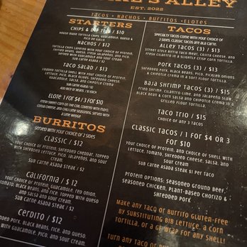 Archie’s Alley - Menu - Mexican Near Me - Inlet, New York Archie’s Alley - Menu - Mexican Near Me - Inlet, New York