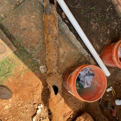 Bossier Elite Plumbing and Air - Broken pipes taken out.