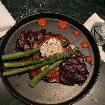 M's Pub - Steak medallions with bacon potatoes - New American Near Me - Omaha, Nebraska M's Pub - Steak medallions with bacon potatoes - New American Near Me - Omaha, Nebraska