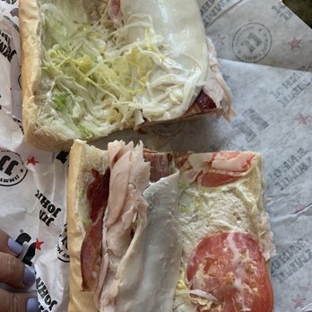 Jimmy John's - #16 Club Lulu Stingy on the veggies, no flavor. Where's the onions, pepper and oil and vinegar? - Sandwiches Near Me - Diamond Bar, California Jimmy John's - #16 Club Lulu Stingy on the veggies, no flavor. Where's the onions, pepper and oil and vinegar? - Sandwiches Near Me - Diamond Bar, California
