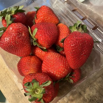 Perkins Orchard - California strawberries  Look good too - Farmers Market Near Me - Durham, North Carolina