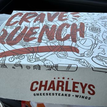 Charleys Cheesesteaks - To go box fit my sandwich and fries - Cheesesteaks Near Me - Covina, California
