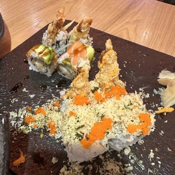 Ichiban Sushi - Number 9 and crunch roll - Sushi Bars Near Me - Edina, Minnesota Ichiban Sushi - Number 9 and crunch roll - Sushi Bars Near Me - Edina, Minnesota