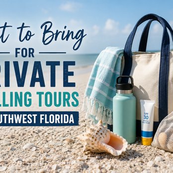 Florida Gulf Discovery - Private Boat Tours - A few simple essentials make your shelling adventure even more enjoyable. Bring sunscreen, sunglasses, a towel, comfortable beach shoes, and - Boat Charters Near Me - Placida, Florida Florida Gulf Discovery - Private Boat Tours - A few simple essentials make your shelling adventure even more enjoyable. Bring sunscreen, sunglasses, a towel, comfortable beach shoes, and - Boat Charters Near Me - Placida, Florida
