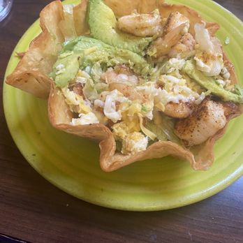 Mexico Restaurant - Taco Salad with Shrimp - Mexican Near Me - White Plains, Maryland