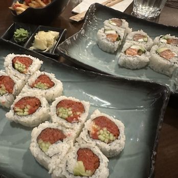 Sushi Ken - Spicy tune/philly roll - Sushi Bars Near Me - Fremont, California Sushi Ken - Spicy tune/philly roll - Sushi Bars Near Me - Fremont, California
