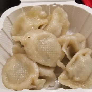 Lisa's Dumplings - Pork, shrimp and chive dumplings, 7 pieces, $10.99 - Chinese Near Me - New York, New York Lisa's Dumplings - Pork, shrimp and chive dumplings, 7 pieces, $10.99 - Chinese Near Me - New York, New York