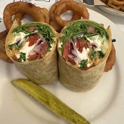 Jimmy D's Restaurant - Mediterranean wrap - delicious!