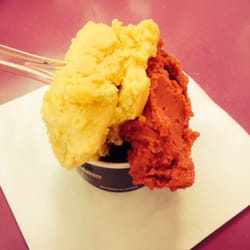 La Maison de la Glace - Sorbet fruit de la passion et framboise