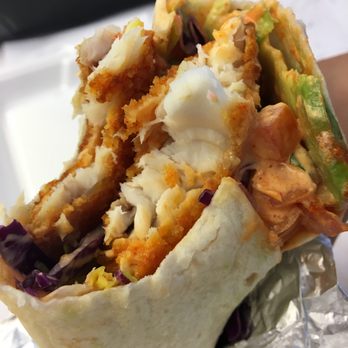 Cucina Zapata - The famous tilapia capn crunch burrito - Food Stands Near Me - Philadelphia, Pennsylvania